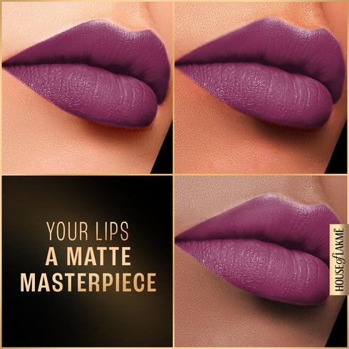 Lakme Forever Matte Liquid Lip Colour | Purple Pout