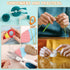 Crochet Hooks Kit with Storage Case, 100+ PCS Crochet Accessories Set for Beginners