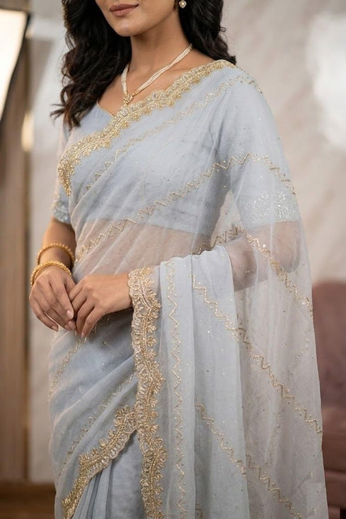 Vasthrlay Embroidered Swarovski Ethnic Wear
