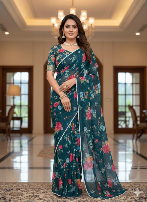 Vasthrlay Georgette Unstitched Lightweight Lightrama
