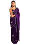 Vasthrlay Purple Organza Saree