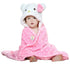 BRANDONN Ultra Soft Organic Premium Bathrobe Bath Gown For Babies Baby Bath Towel