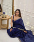 Vasthrlay Organza Unstitched Saree