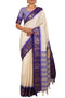 Vasthrlay Kanjivaram Saree Blouse Off White