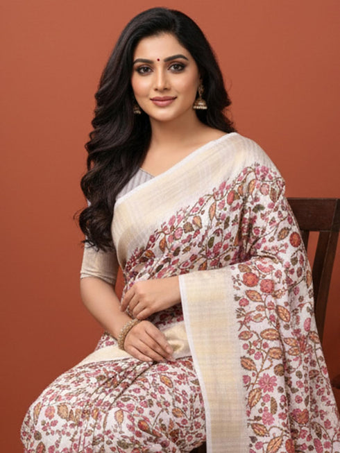 Vasthrlay Cotton Printed Unstitched Ethnic Wear