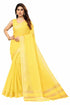 Vasthrlay Gold Unstitched Saree