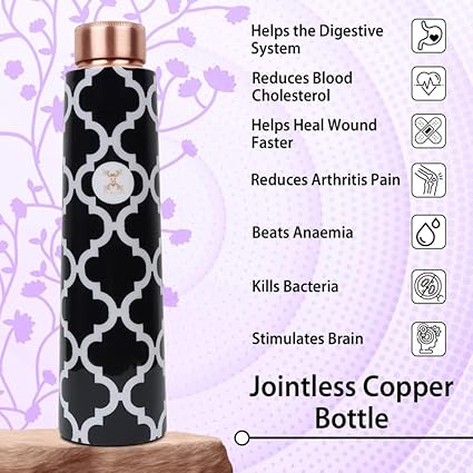 Pure Copper Multi Colored (900 Ml Bottle)