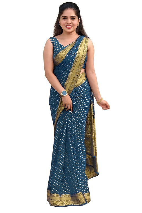 Vasthrlay Wedding Mehndi Saree