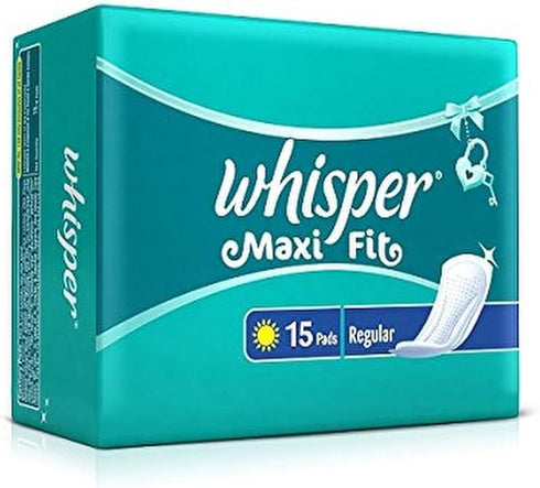 Whisper Maxi Fit - Regular (15 Pads)