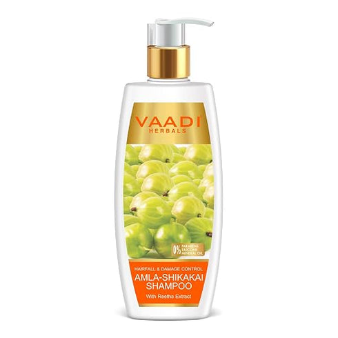 Vaadi Herbals Hairfall And Damage Control Amla Shikakai Shampoo