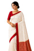 Vasthrlay Glory Banarasi Satin Kanjivaram Saree Silver Zari