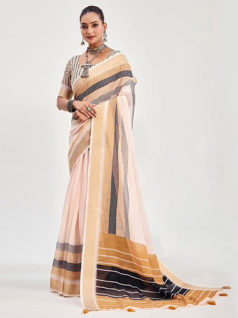 Vasthrlay Printed Unstitched Blouse Ethnic Wear