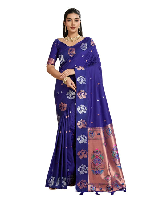 Vasthrlay Banarasi Jacquard Paithani