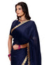 Vasthrlay Blouse Rust Saree