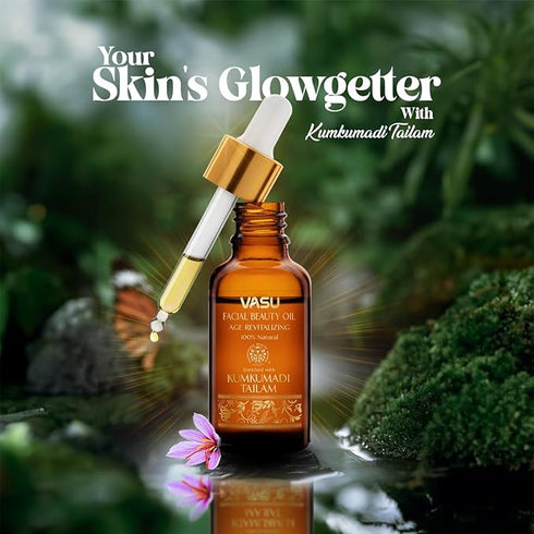 Vasu Facial Beauty Oil enriched with Kumkumadi Tailam