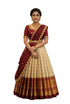 Vasthrlay Fashion Latest Pattu Lehenga Readymade Half Saree For Women