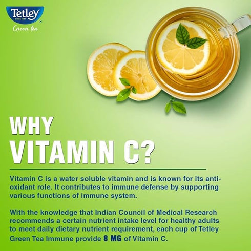 Tetley Green Tea Immune - With Vitamin C