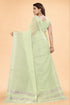 Vasthrlay Gold Unstitched Saree