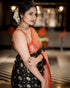 Vasthrlay Black Banarasi Saree