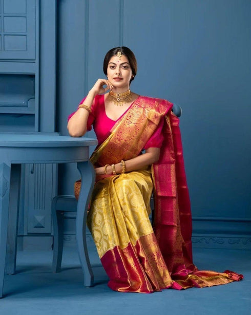 Vasthrlay Kanjeevaram Traditional Unstiched