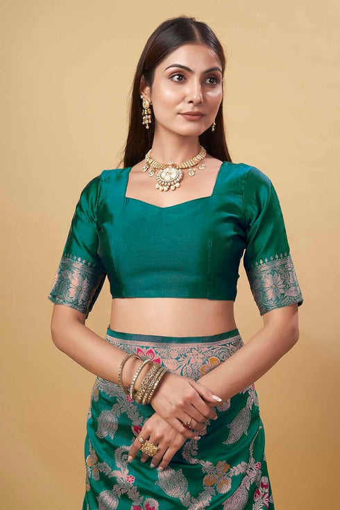 Vsathrlay Kanjivaram Banarasi Festival Wedding Ethnic Wear