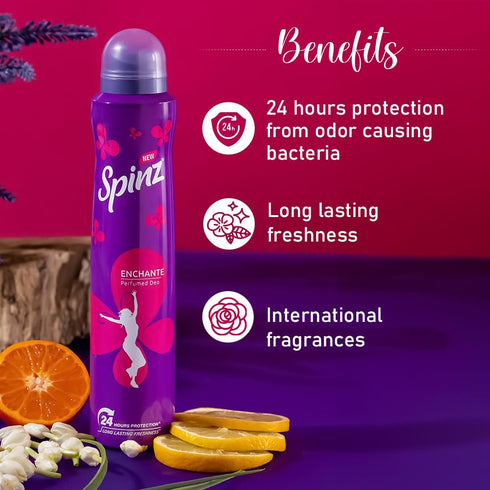SpinZ Liquid Enchante Perfumed Deo For Women