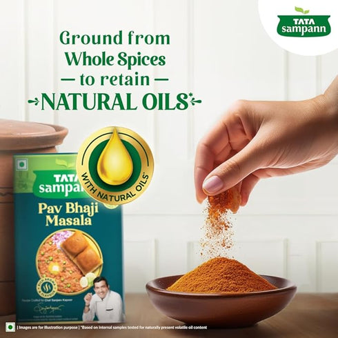 Tata Sampann Pav Bhaji Masala with Natural Oils