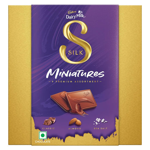 Cadbury Dairy Milk Silk Miniatures Chocolate Gift Pack 90g