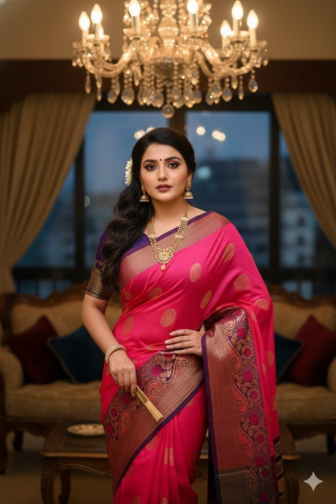 Vasthrlay Banarasi Jacquard Ethnic Wear