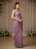 Vasthrlay Lavender Embroidery Saree