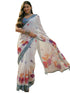 Vasthrlay Printed White1 White Saree