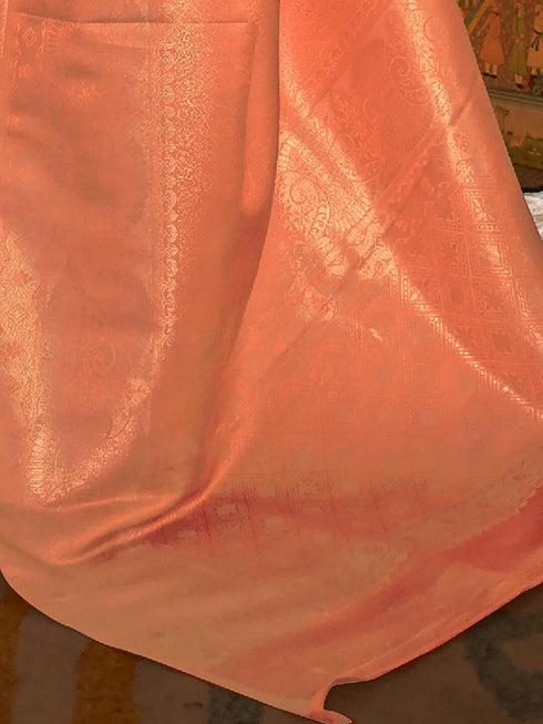 Vasthrlay Banarasi Unstitched Saree