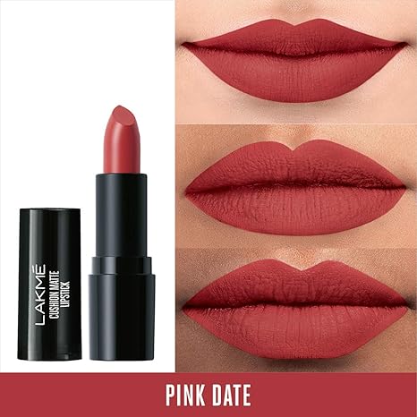 Lakme Cushion Matte Lipstick | Pink Date