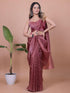 Vasthrlay Lavender Unstitched Saree