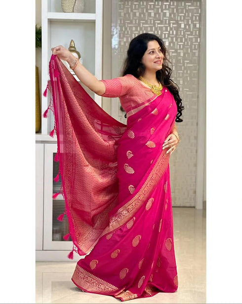 Vasthrlay Kanjivaram Designer Saree