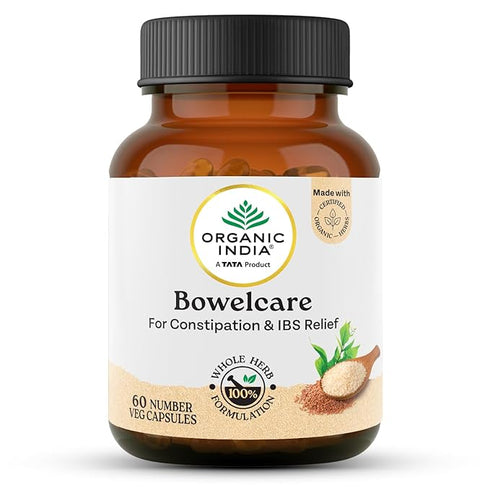 Organic India Bowel Care - 60 Capsules Bottle
