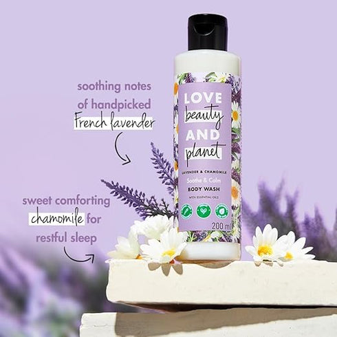 Love Beauty And Planet Lavender and Chamomile Body Wash