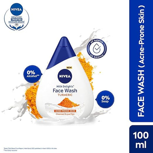 Nivea Milk Delights Face Wash Turmeric