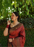Vasthrlay Maroon Kanjivaram Saree