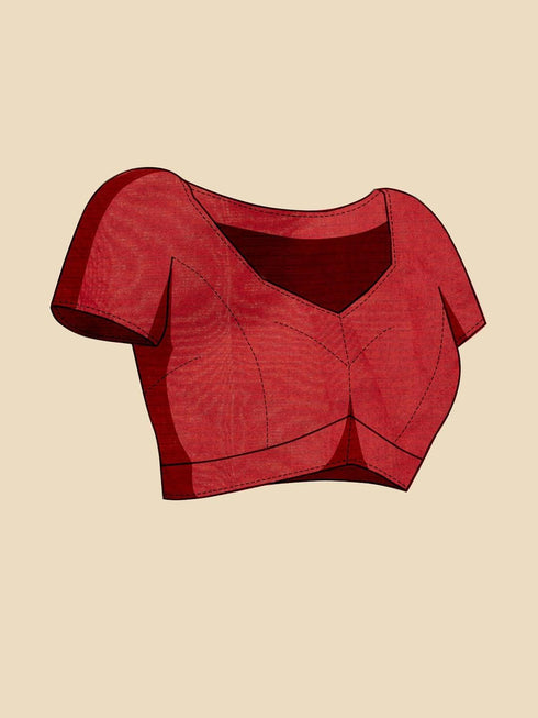 Vasthrlay Banarasi Unstitched Saree
