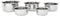 Tope Set of 5, Stainless Steel, 420 ml, 550 ml