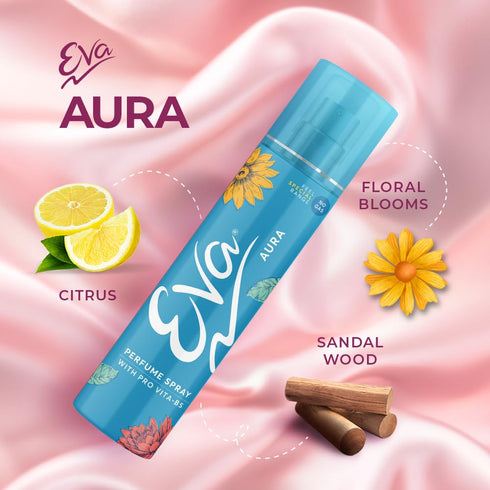 EVA Aura and Charm No Gas Perfume Spray Long Lasting Perfume Body spray Floral