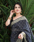Vasthrlay Black Banarasi Saree