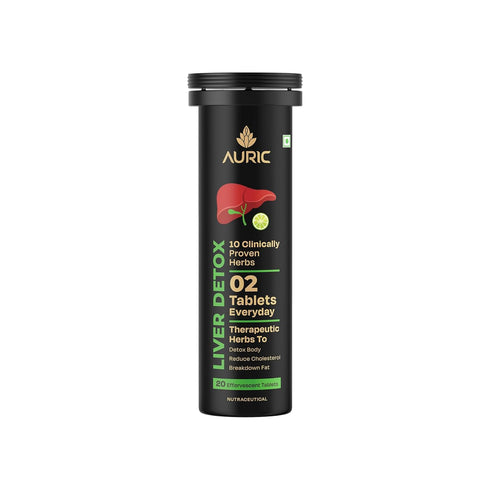 Auric Liver Detox Effervescent Tablet Drop Fizz & Drink