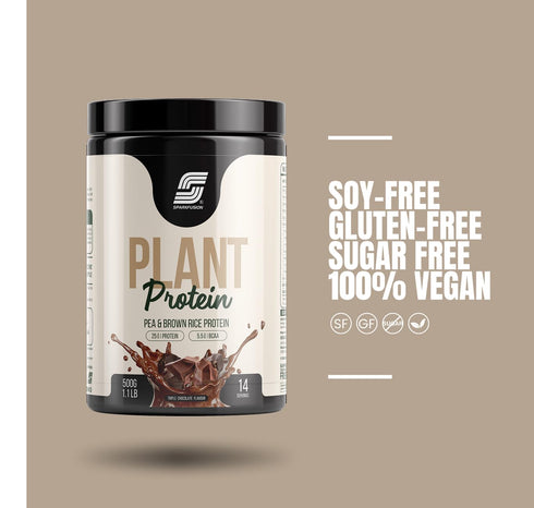Sparkfusion Plant Protein Powder| Isolated Pea & Brown Rice Protein