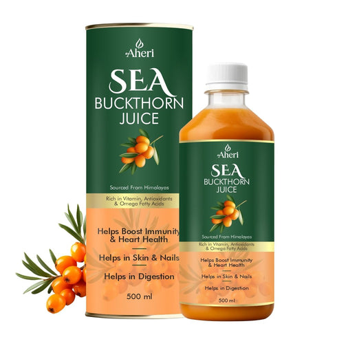 AHERI Sea Buckthorn Juice 500 ML Buckthorn Berry Herbal