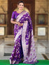 Vasthrlay Jacquard Unstitched Saree