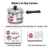 Hawkins Stainless Steel Tpan 1.5 Liter with Glass lid