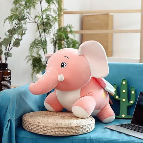 Baby Elephant Soft Toy Teddy Plush with Wings
