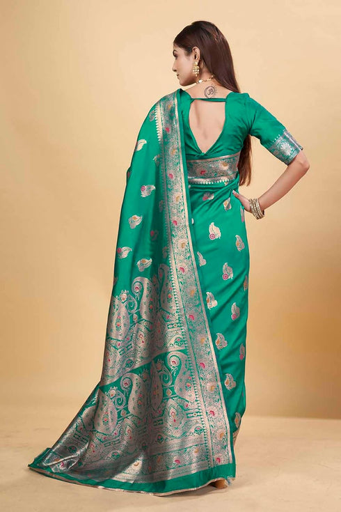 Vsathrlay Kanjivaram Banarasi Festival Wedding Ethnic Wear